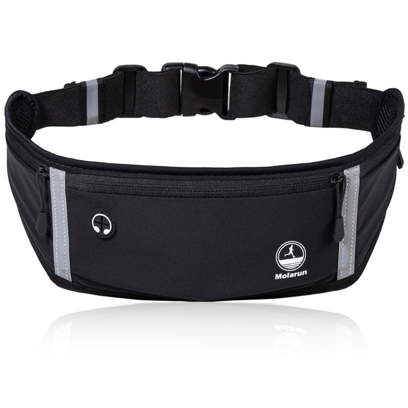 Molarun Slim Running Belt Fanny Packs for Men Women  Waist Pack Running Phone Holder Money Belt - Image 1